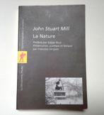 La Nature - Livre de John Stuart Mill, Gelezen, Ophalen of Verzenden