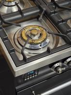🔥Luxe Fornuis Boretti 60 cm antraciet + rvs GASOVEN, Elektronische apparatuur, Fornuizen, Energieklasse A of zuiniger, Zo goed als nieuw