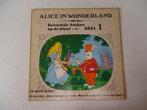 Sprookjes LP "Alice in Wonderland" Beroemde Boeken op de PLa, 12 pouces, Autres genres, Utilisé, Enlèvement ou Envoi