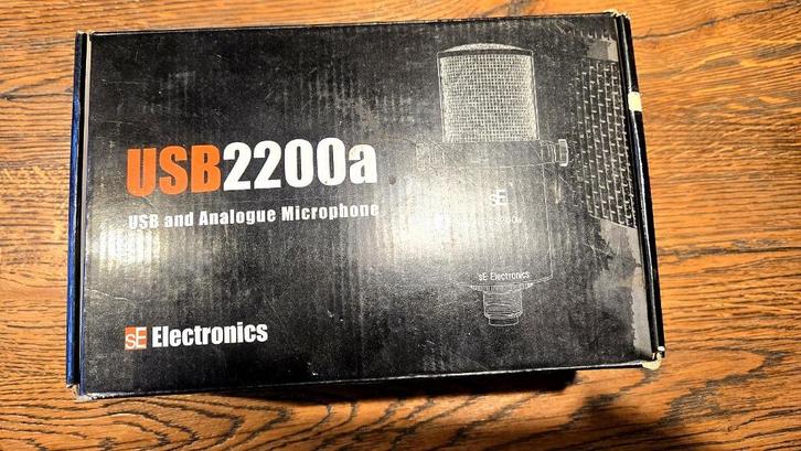 sE Electronics USB2200a Microfoon, Muziek en Instrumenten, Microfoons, Gebruikt, Studiomicrofoon, Ophalen