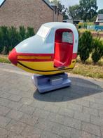 Kiddy-ride vliegtuig, Ophalen, Gebruikt