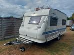 caravan hobby 440 U, Caravans en Kamperen, Caravans, Vast bed, Hobby, Treinzit, Schokbreker