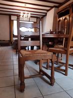 6 eiken stoelen, Antiek en Kunst, Ophalen