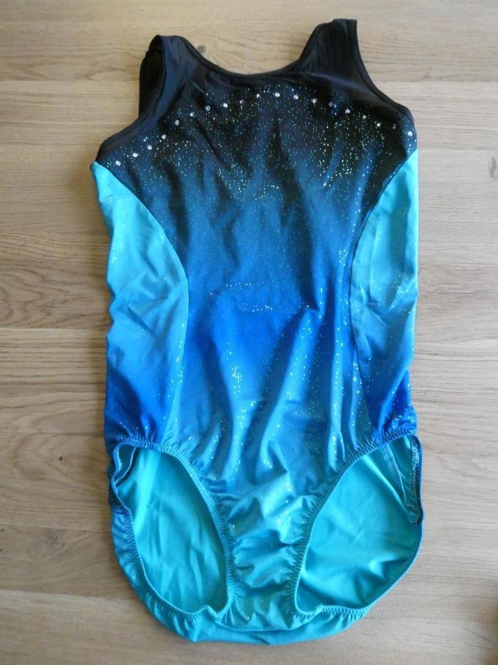 Turnpakje mouwloos - XS (164-166 cm), Sports & Fitness, Gymnastique, Comme neuf, Maillot de gymnastique, Taille 36 à 42, Noir