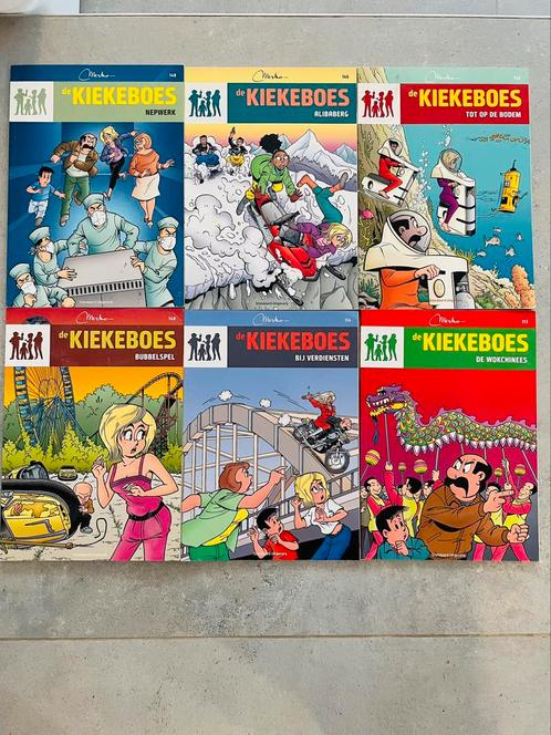 18 Kiekeboe strips (Merho), Boeken, Stripverhalen, Zo goed als nieuw, Meerdere stripboeken, Ophalen of Verzenden