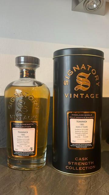 Teaninich 27 ans 1983 signatory vintage, Enlèvement ou Envoi, Comme neuf
