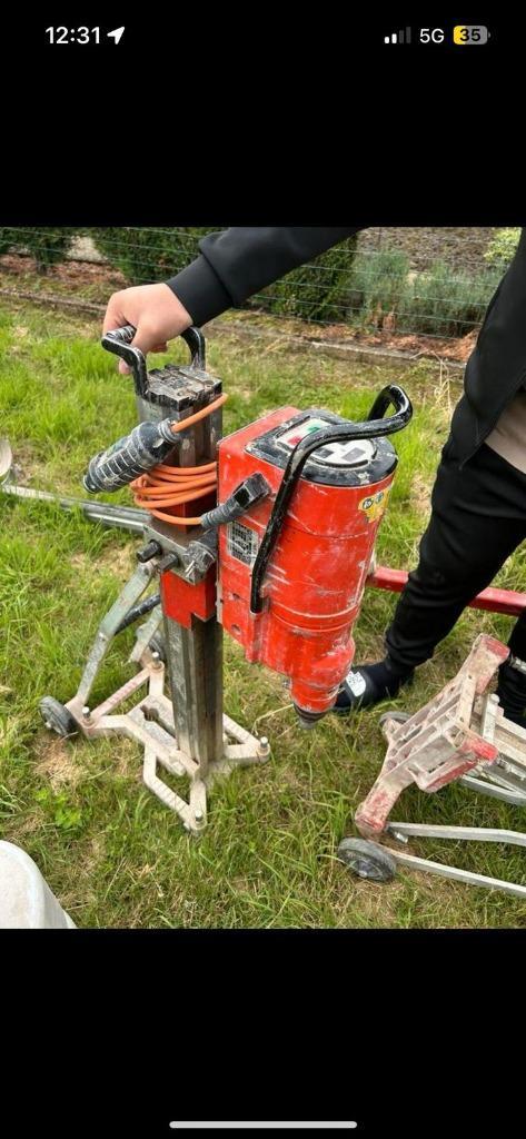 Diamantboormachine Weka SR38 Inclusief statief, Doe-het-zelf en Bouw, Gereedschap | Boormachines, Gebruikt, Boormachine, 600 watt of meer