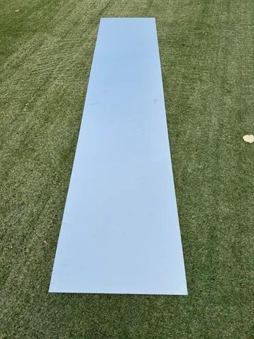 7 nieuwe reststukken RVS 304 afwerking 2B 300cm x 65cm x 2mm beschikbaar voor biedingen