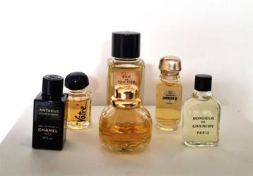 Lot Numéro 26-6 miniatures parfum YSL Givenchy Armani...