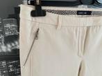 prachtige gekleedde beige broek merk MarcCain - 44, Verzenden, Beige, Maat 42/44 (L), Zo goed als nieuw