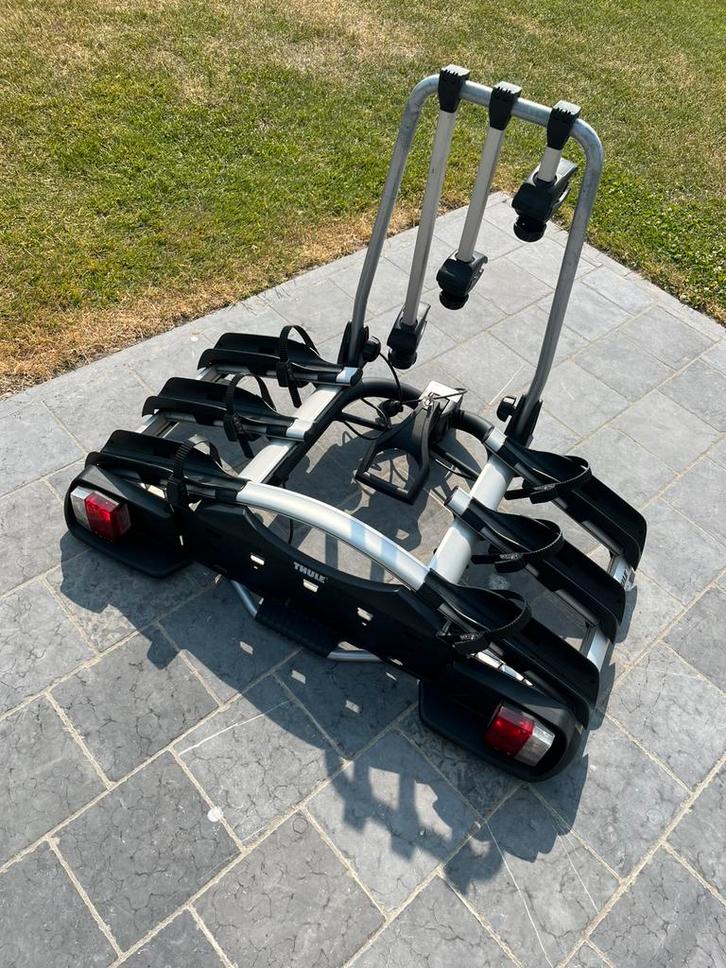 Thule Euroway 923 voor 3 fietsen, ook elektrische fiets., Auto diversen, Fietsendragers, Zo goed als nieuw, Trekhaakdrager, 3 fietsen of meer