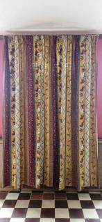 6 paar dubbele katoenen gordijnen, Zo goed als nieuw, Overige kleuren, 100 tot 150 cm, Verzenden