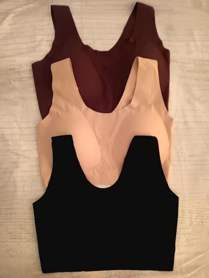 Nieuwe comfortabele bh's zonder beugel met uitneembare pads, Kleding | Dames, Ondergoed en Lingerie, BH, Ophalen of Verzenden