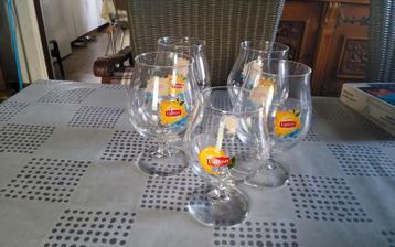 5 ice tea glazen nieuw, Verzamelen, Glas en Drinkglazen, Ophalen, Nieuw, Frisdrankglas