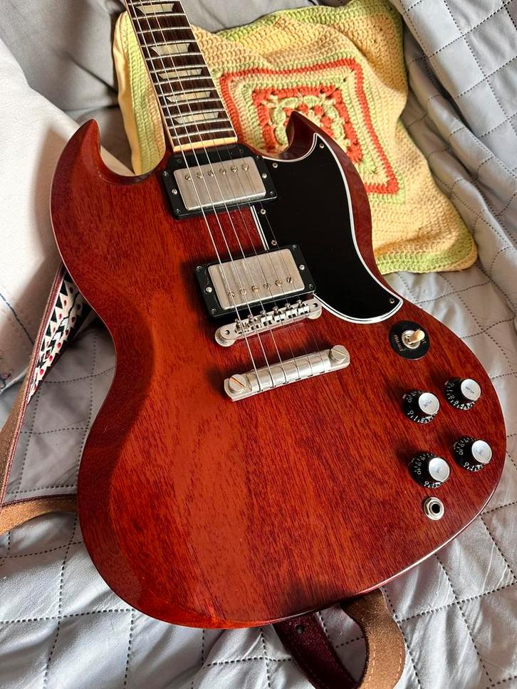 2023 Gibson custom shop ‘61 RI les paul/sg, Muziek en Instrumenten, Snaarinstrumenten | Gitaren | Elektrisch, Zo goed als nieuw