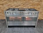 🔥Luxe Fornuis smeg 150 cm rvs 7 pits grillplaat 2 ovens, Elektronische apparatuur, Fornuizen, 60 cm of meer, 5 kookzones of meer