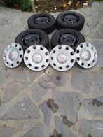 Fiat 500 winterbanden en velgen, Auto-onderdelen, Banden en Velgen, Ophalen, 14 inch, Gebruikt, 175 mm
