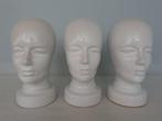 3 vintage keramieken hoofden (West-Germany), Antiek en Kunst, Ophalen of Verzenden