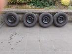 4 Winterbanden te koop. 195/65 R15, Auto-onderdelen, Banden en Velgen, Ophalen, Gebruikt, 15 inch, Winterbanden