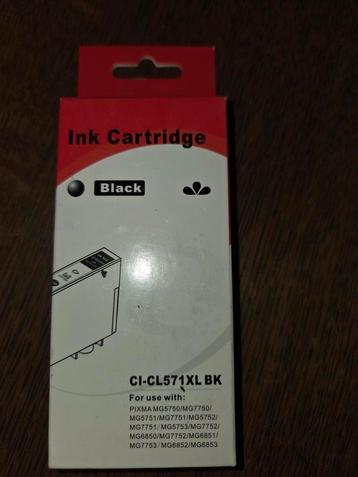 CANON-COMPATIBELE CARTRIDGE ZWART CL 571 XL BK  beschikbaar voor biedingen