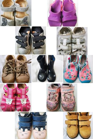 Grand lot schoenen 23 en 24 beschikbaar voor biedingen