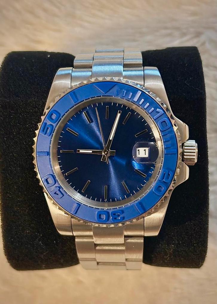 Seiko mod automatique, Handtassen en Accessoires, Horloges | Heren, Zo goed als nieuw, Polshorloge, Seiko, Staal, Staal, Ophalen