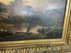 A. Ryban : Huile sur Panneau Homme dans une Barque 1877, Antiquités & Art, Art | Peinture | Classique, Enlèvement