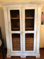 meuble de rangement bois cérusé blanc, Maison & Meubles, Enlèvement, Utilisé