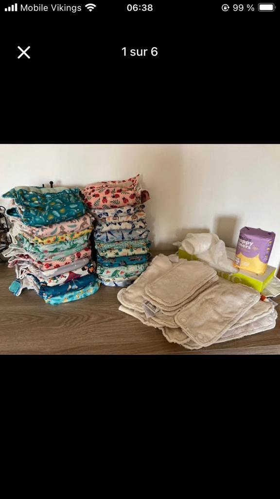 Wasbare luiers, Kinderen en Baby's, Babykleding | Overige, Gebruikt, Ophalen of Verzenden