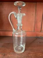 Set 2 glazen karafjes, Antiek en Kunst, Antiek | Glaswerk en Kristal, Ophalen of Verzenden