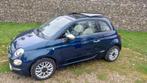 Fiat 500 1.2, Auto's, Voorwielaandrijving, Blauw, Leder en Stof, Overige kleuren