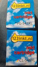 Inktpatronen Canon PG-545XL en CL-546XL, Zo goed als nieuw, Ophalen