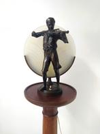 Lampe d'époque Art-Déco avec bronze - JM Made in Belgium, Ophalen of Verzenden