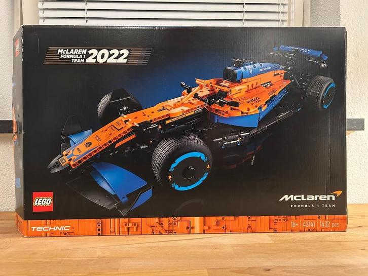 Lego Technic 42141 - McLaren Formula 1 Team 2022 Race Car, Kinderen en Baby's, Speelgoed | Duplo en Lego, Zo goed als nieuw, Lego