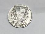 Portugal 5 escudos 1948 zilver, Ophalen of Verzenden