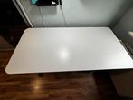 IKEA BEKANT bureau 160x80 – zwart onderstel + ledstrip, Huis en Inrichting, Bureaus, Ophalen, Zo goed als nieuw, Bureau