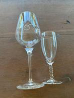Wijn en champagne glazen, Verzamelen, Glas en Drinkglazen, Ophalen, Zo goed als nieuw
