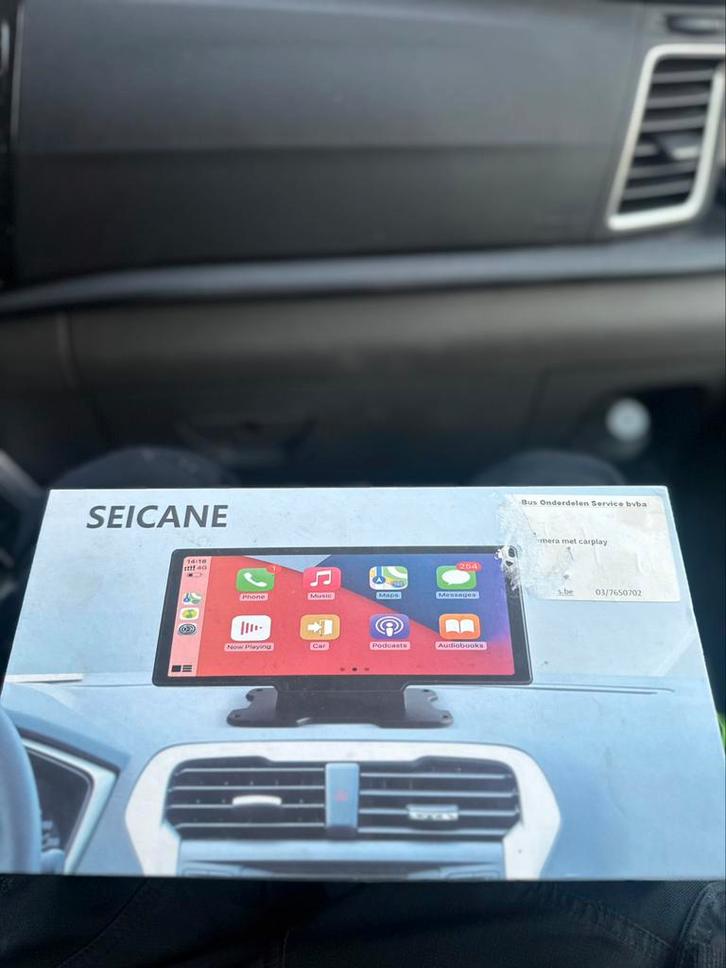 Carplay Apple/Android + daschcam & achteruitrijcamera., Auto diversen, Autonavigatie, Zo goed als nieuw, Ophalen
