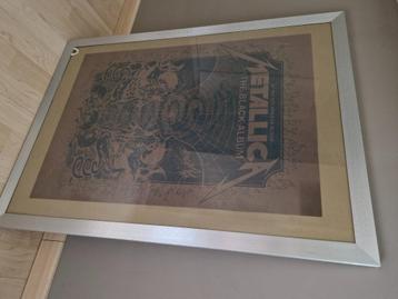 Metallica originele tour poster, Rectangulaire vertical, Avec cadre, A1 jusqu'à A3, Comme neuf