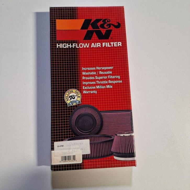 K&N / KN sportluchtfilter luchtfilter 33-2760  (33-2128) Aud, Auto diversen, Tuning en Styling, Ophalen of Verzenden