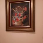 PRACHTIG SCHILDERIJ WILLY BROECKAERT,  MET PRACHTIG KADER, Antiek en Kunst, Ophalen