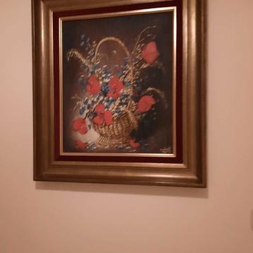 MAGNIFIQUE TABLEAU WILLY BROECKAERT, AVEC UN BEAU CADRE, Enlèvement