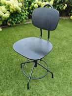 IKEA KULLABERG Bureaustoel – Industrieel Design (Set van 2 –, Huis en Inrichting, Barkrukken, Ophalen, Gebruikt, Metaal, 30 tot 60 cm