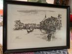 Lithografie, Jan Korthals, Venezia 1964, Antiquités & Art, Enlèvement ou Envoi