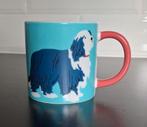 Bearded Collie koffiebekers 5 stuks nieuwstaat!, Ophalen, Zo goed als nieuw, Aardewerk