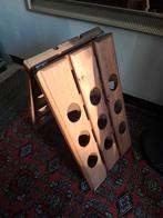 Wiin/ champagne rek,  pupitre,  , acacia hout ,18 flessen,, Ophalen