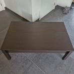 Donkerbruine salontafel, Huis en Inrichting, Tafels | Salontafels, Ophalen, Gebruikt