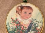 kader met kind, Antiek en Kunst, Curiosa en Brocante, Ophalen of Verzenden