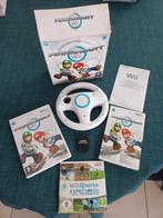Mariokart-pakket, Games en Spelcomputers, Games | Nintendo Wii, Vanaf 3 jaar, 2 spelers, Zo goed als nieuw, Racen en Vliegen