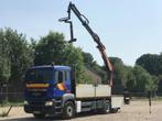 MAN TGS 26.320 6x2*4 B/L met Palfinger PK15500 kraan, Auto's, Automaat, Euro 5, Zwart, Blauw